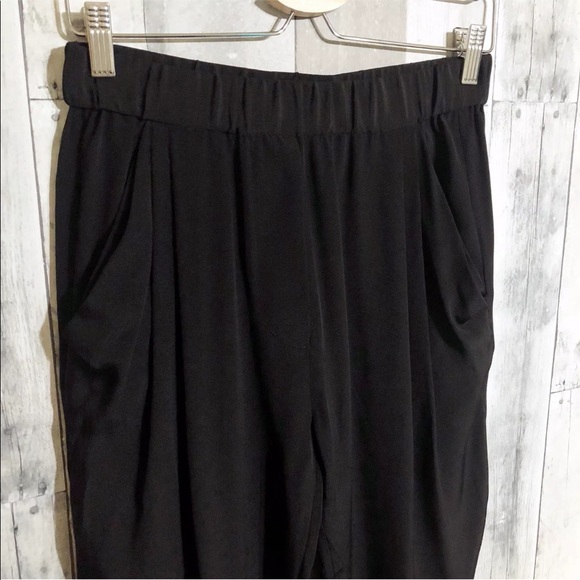 3.1 Phillip Lim | 0 | black silk tapered pants - Picture 5 of 7